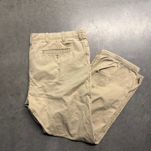 Timberland Other - Timberland Mens Khaki Chino Pants 42x32 Tan Cotton Straight Leg Workwear Pants